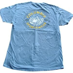 Columbia Sportswear Blue Gratitude Attitude Altitude Solitude SS Shirt Large